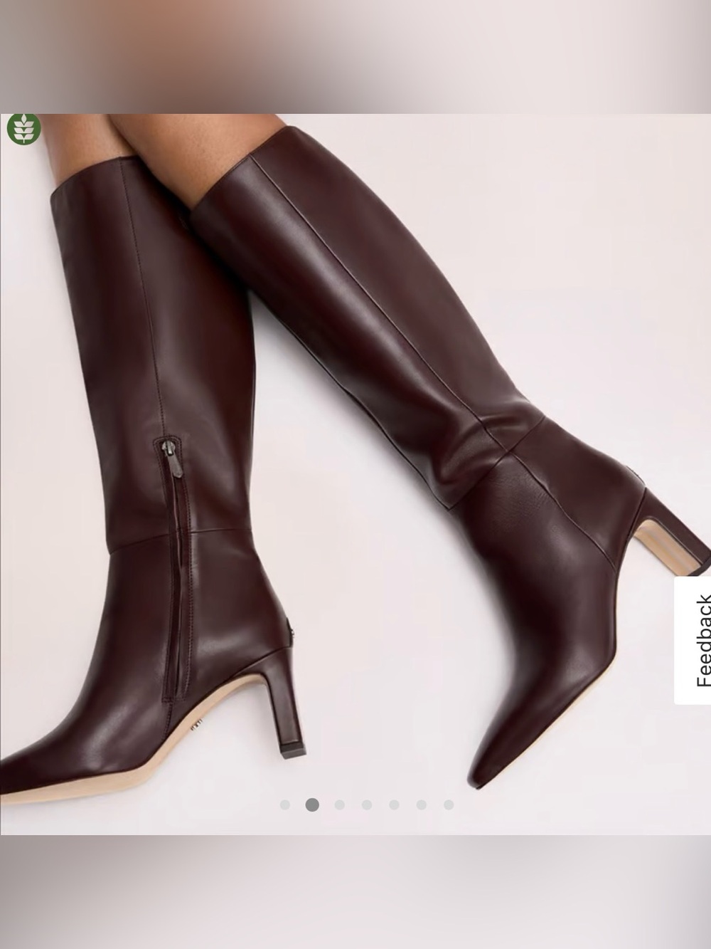 Sam Edelman Sylvia Knee High Boot Spiced Pecan - Picture 3 of 12